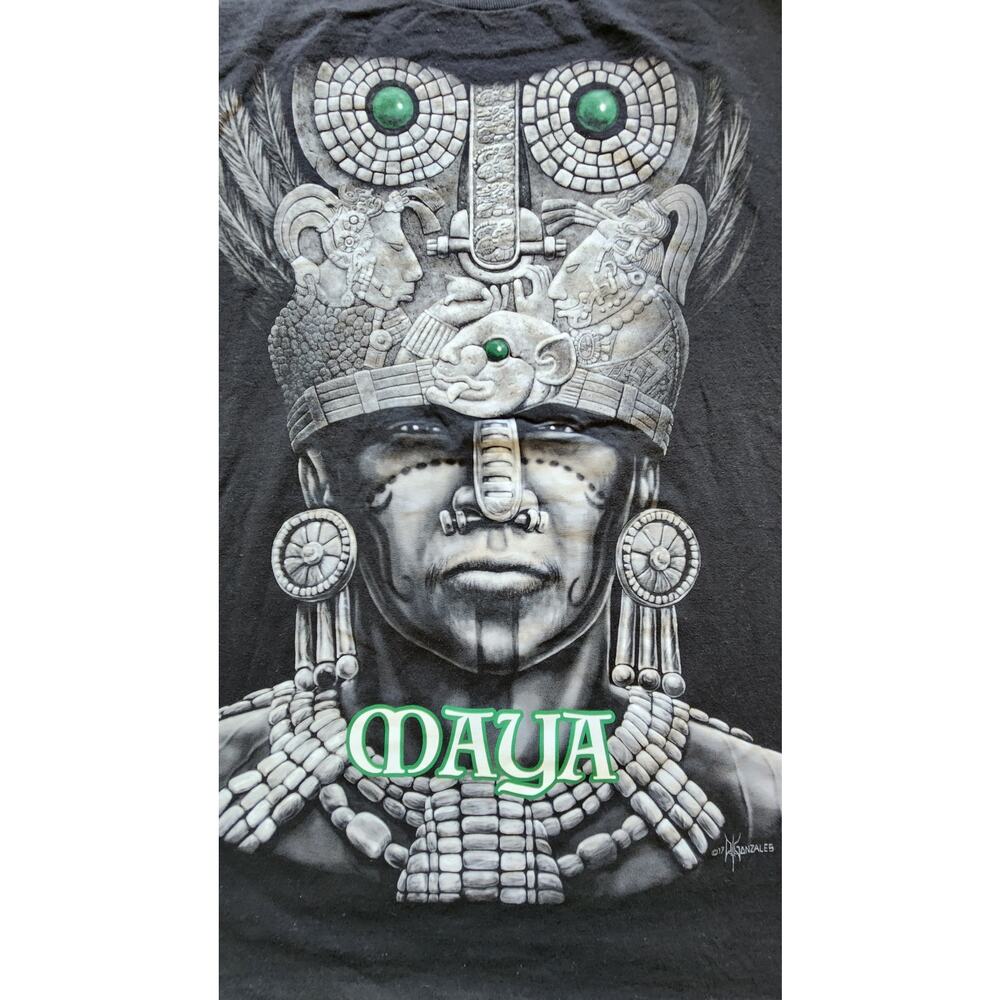 Men's 3XL DGA Maya big face Tshirt
